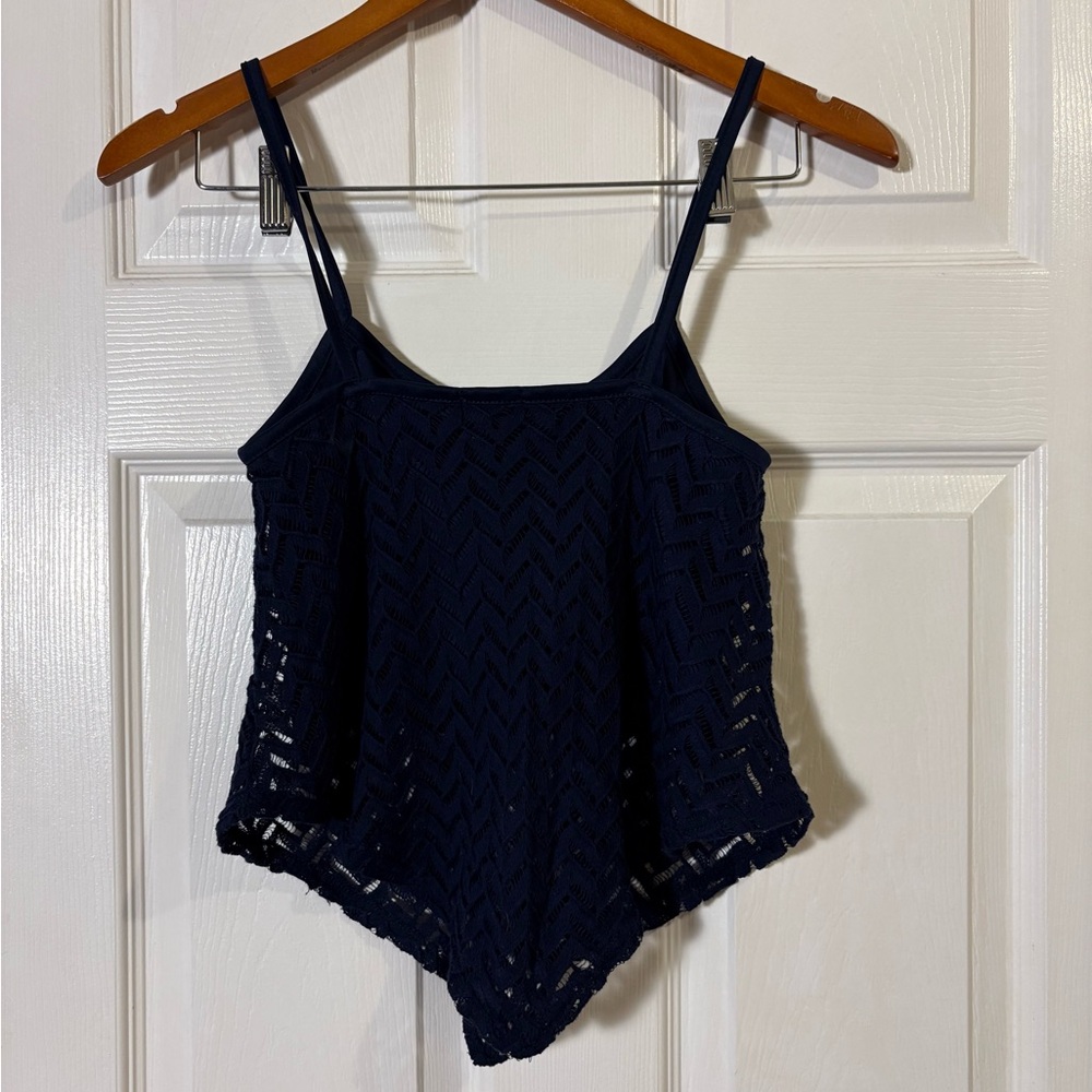 Rue21 Dark Blue Crochet Camisole Tank Top - Picture 3 of 5